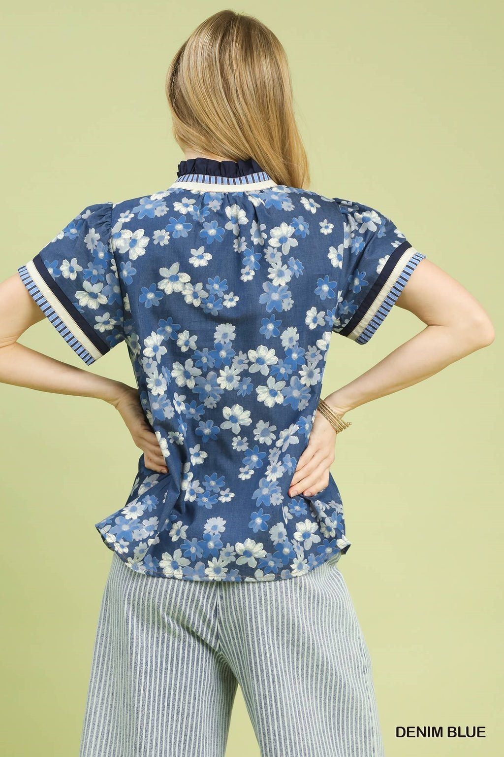 Floral Mixed Print Top -