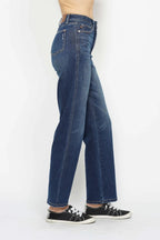 High Waist Tummy Control Denim Jeans -