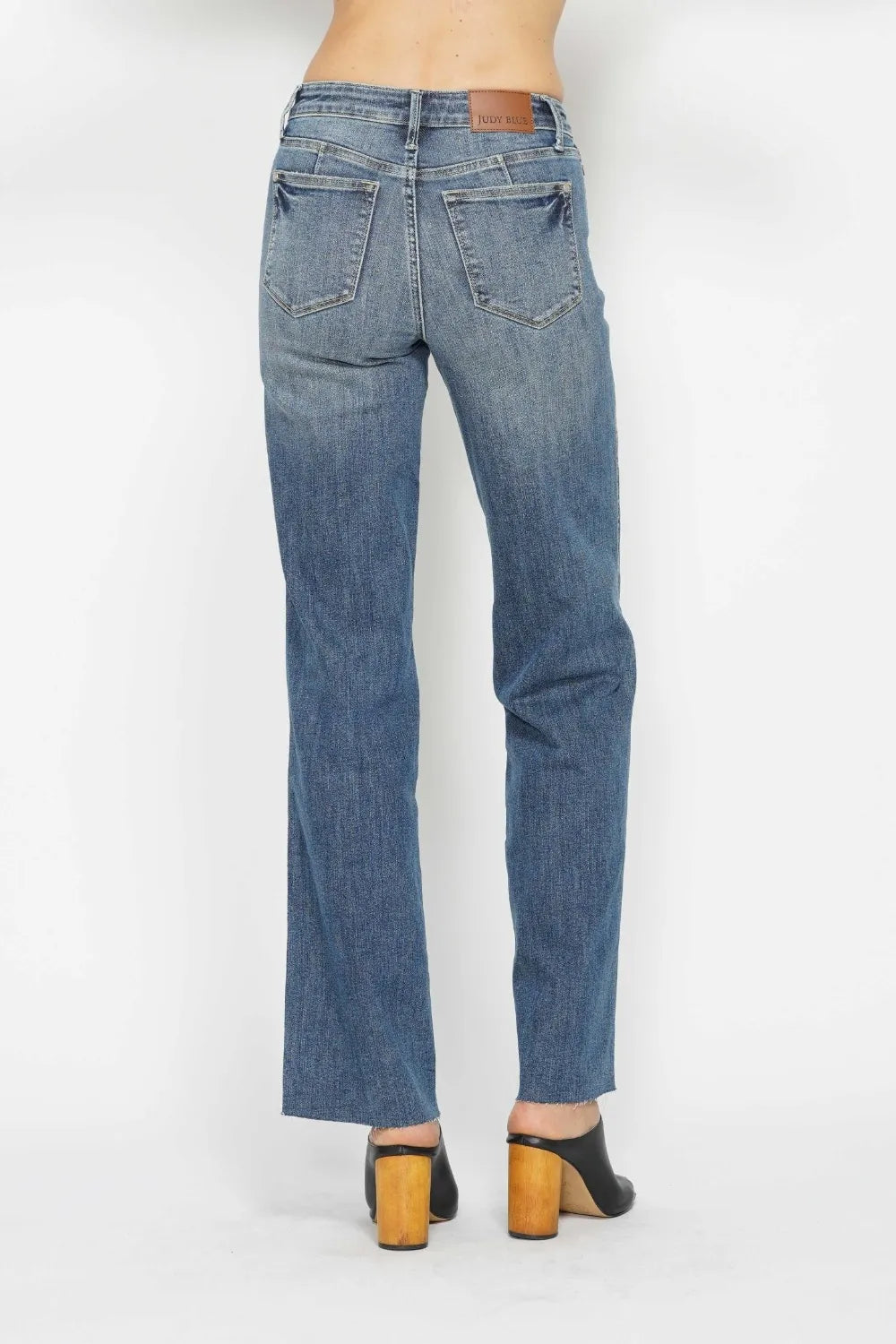 Tummy Control Classic Straight Leg Jeans -