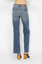 Tummy Control Classic Straight Leg Jeans -