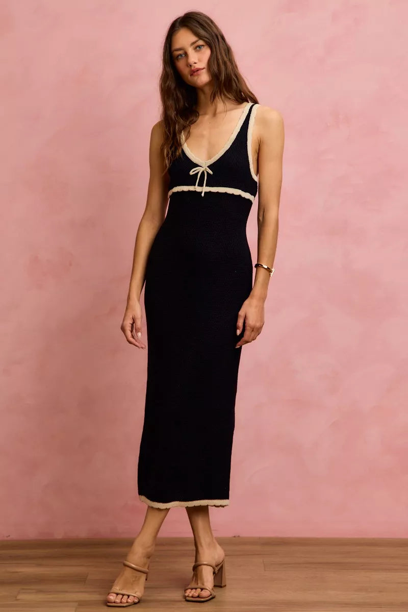 Sleeveless Knit Bodycon Maxi Dress Secondary image