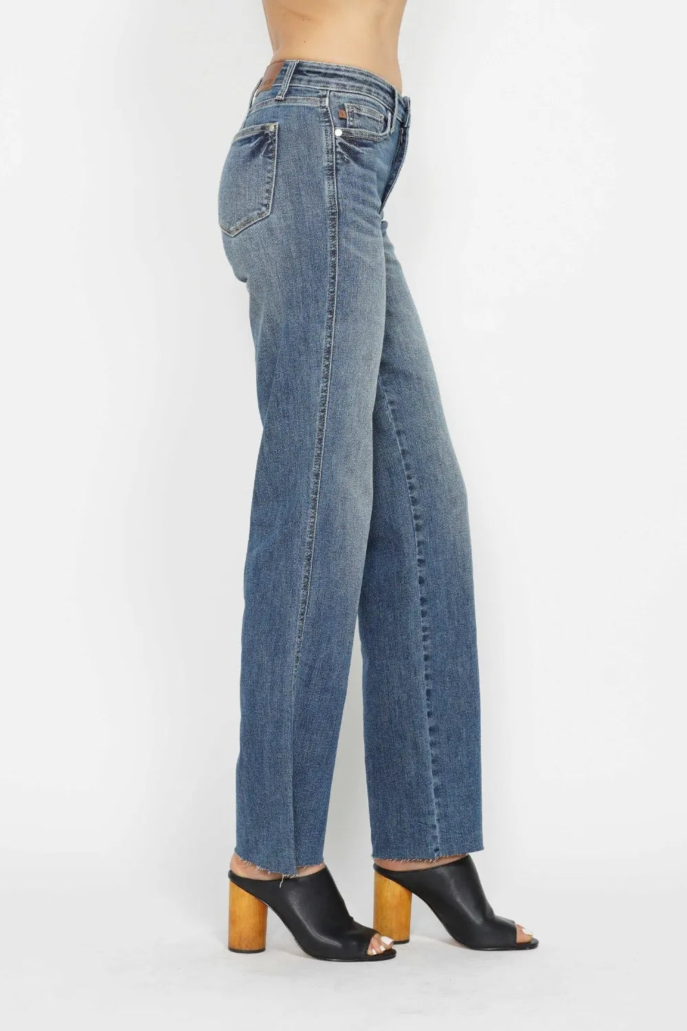 Tummy Control Classic Straight Leg Jeans -