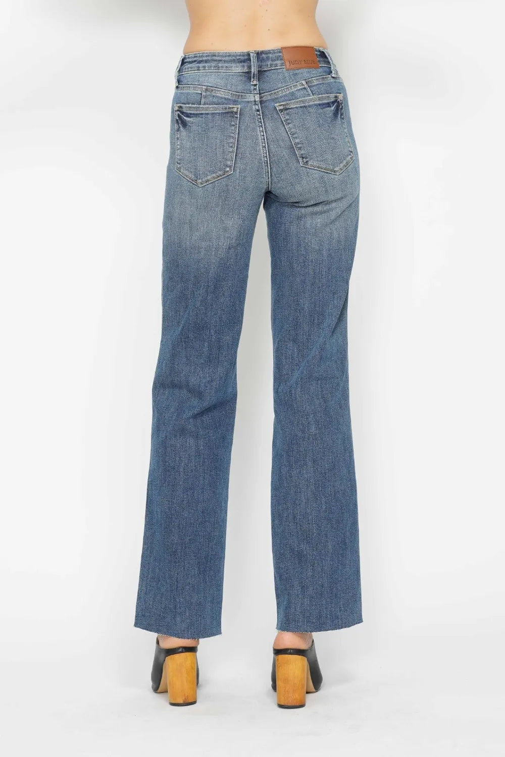 Tummy Control Classic Straight Leg Jeans -