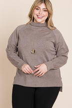 Soft Knit Turtleneck Sweater -