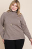Soft Knit Turtleneck Sweater - 3XL