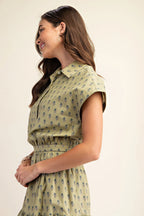 Printed Drop Shoulder Shirt -