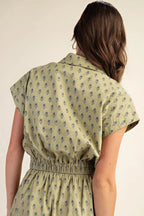Printed Drop Shoulder Shirt -