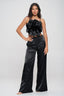 3D Flower Co Ord Set - Black