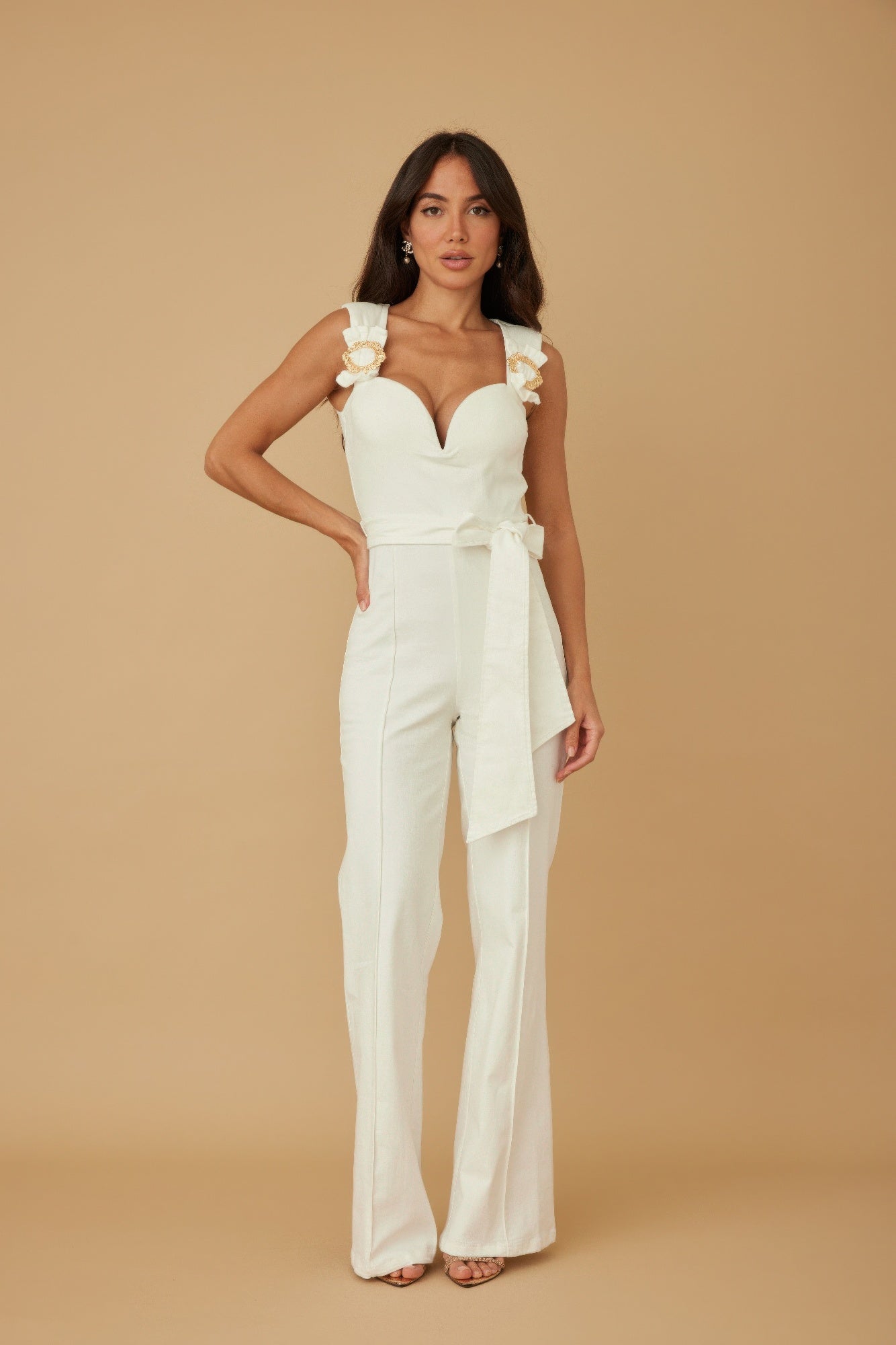 Intertwined Ring Strap Jumpsuit - L Main image