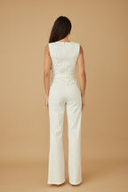 Intertwined Ring Strap Jumpsuit -