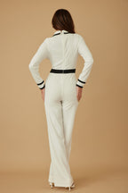 Button Trio Tailored Jumpsuit -