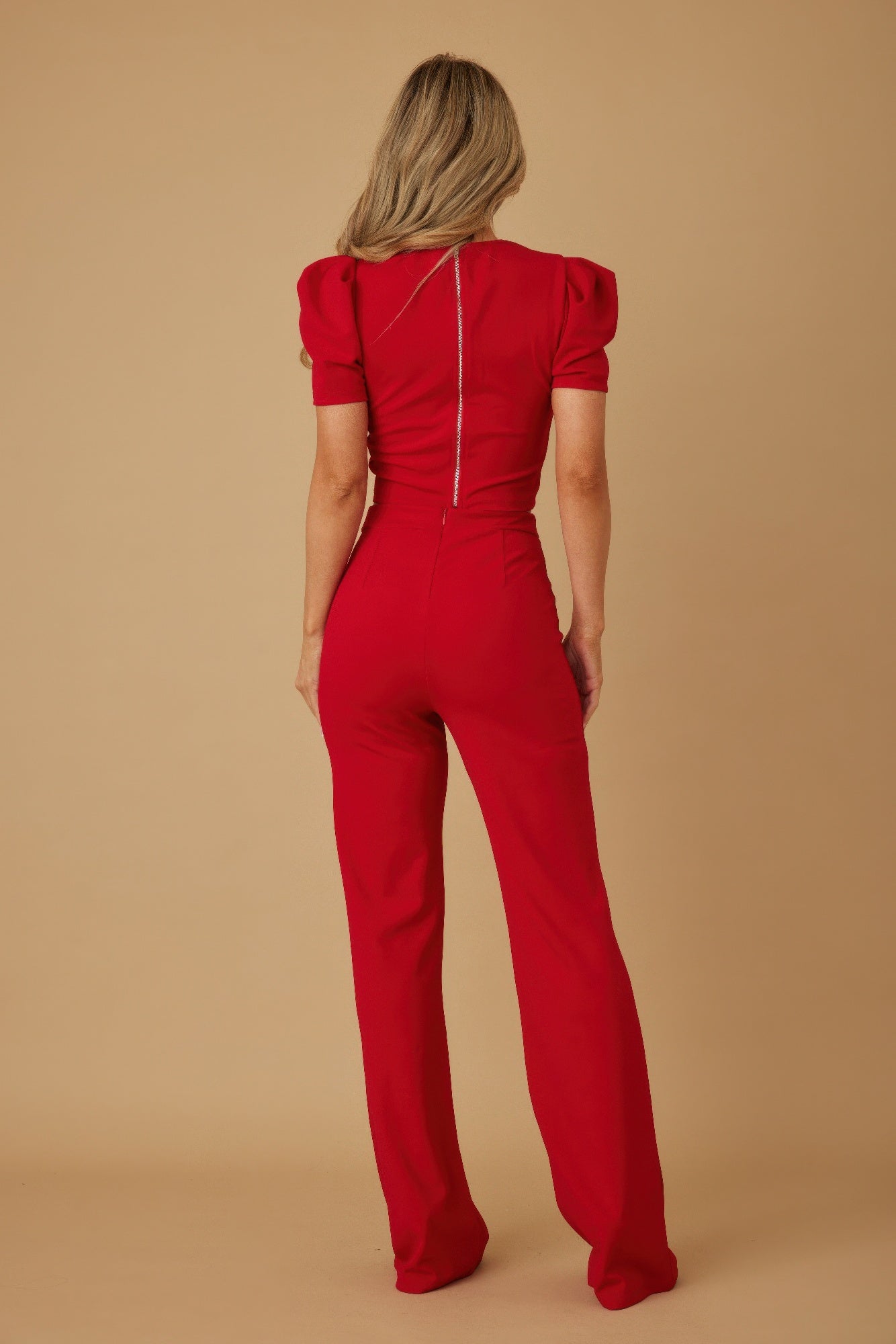 Puff Sleeve Jewel Detail Set -