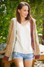 Contrast Trim Knit Cardigan -