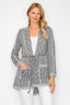 Open Wool Belted Pocket Cardigan - Gray