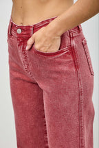 High Rise Vintage Straight Leg Jeans -