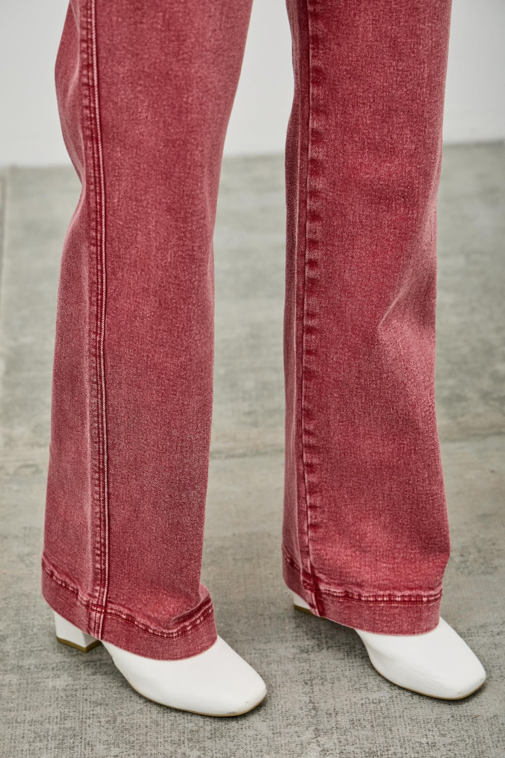 High Rise Vintage Straight Leg Jeans -