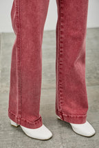 High Rise Vintage Straight Leg Jeans -