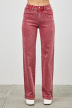 High Rise Vintage Straight Leg Jeans -