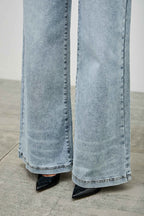 High Rise Classic Wide-Leg Jeans -