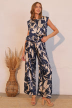 Wide-Leg Pocket Dreaming Lily Pants - Navy