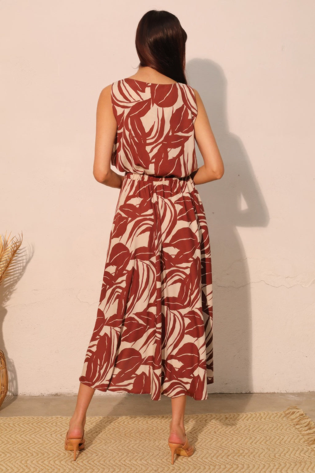 Leaf Midi Swing Lucca Skirt -