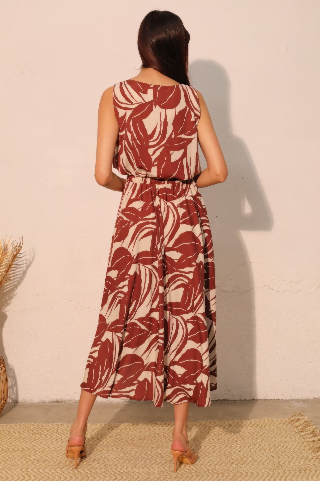 Leaf Midi Swing Lucca Skirt -