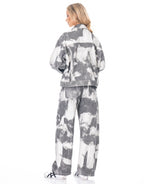 Tie Dye Denim Relaxed Pants -