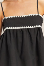 Scallop Trim Babydoll Cami Top -