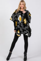 Textured Aztec Pattern Kimono -