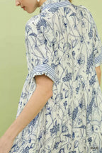 Tiered Floral Midi Dress -