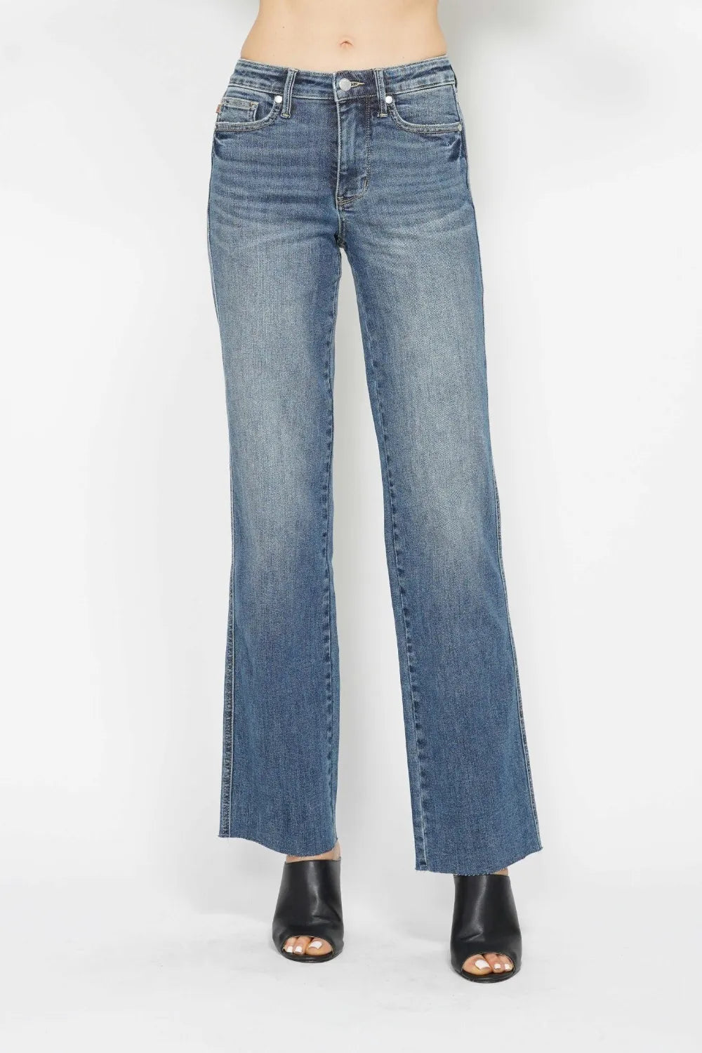 Tummy Control Classic Straight Leg Jeans -