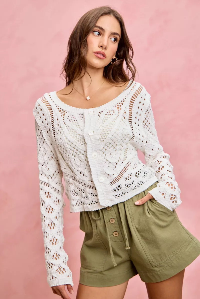 Paperbag Drawstring Twill Pocket Shorts -