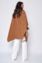 Faux Fur Trimmed Kimono -
