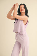 Mineral Wash Sleeveless Tank -