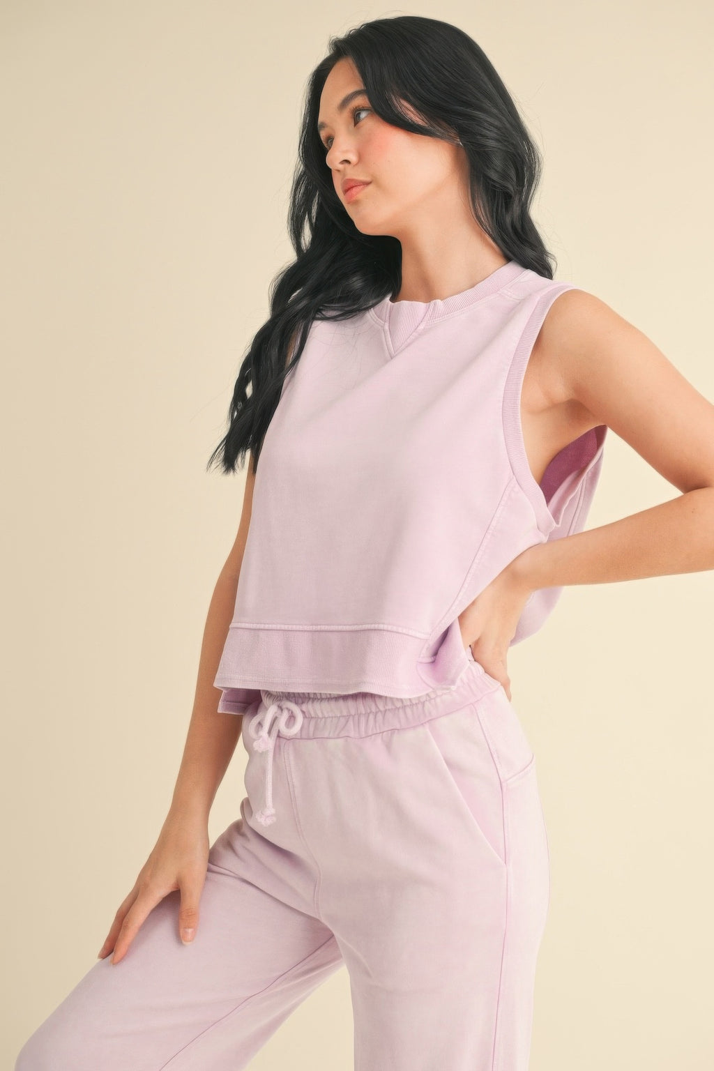 Mineral Wash Sleeveless Tank -