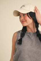 Mineral Wash Sleeveless Tank -
