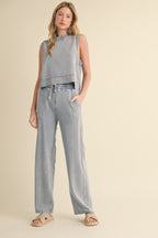 Mineral Wash Sleeveless Tank -