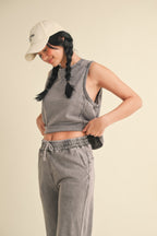 Mineral Wash Sleeveless Tank -
