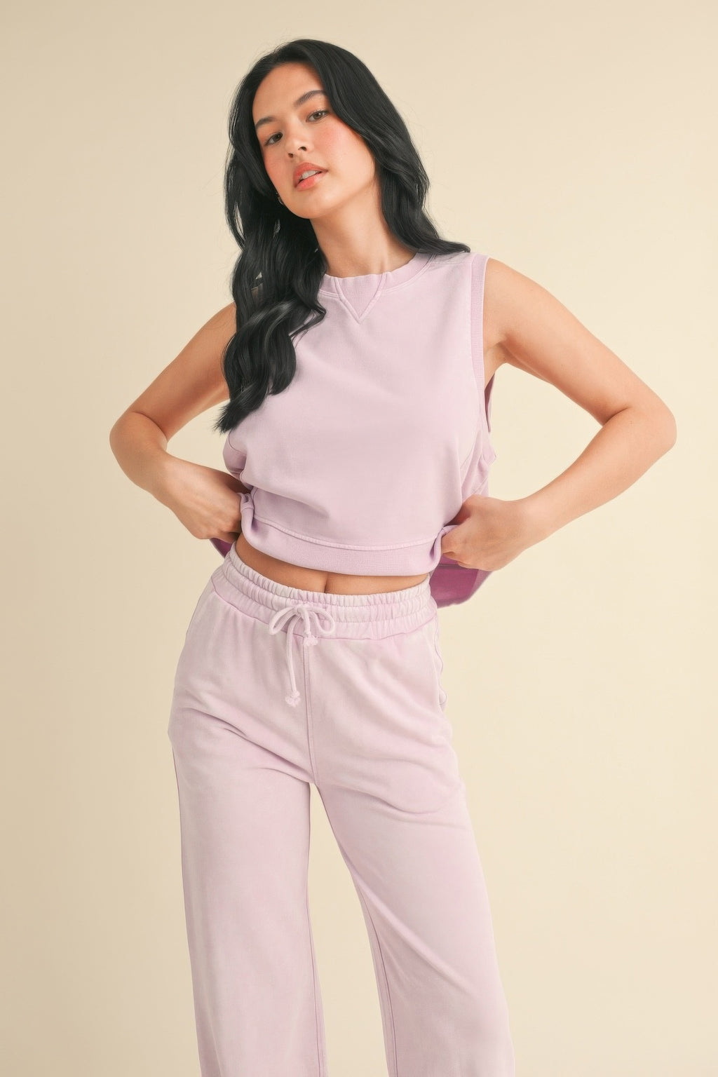 Mineral Wash Sleeveless Tank -