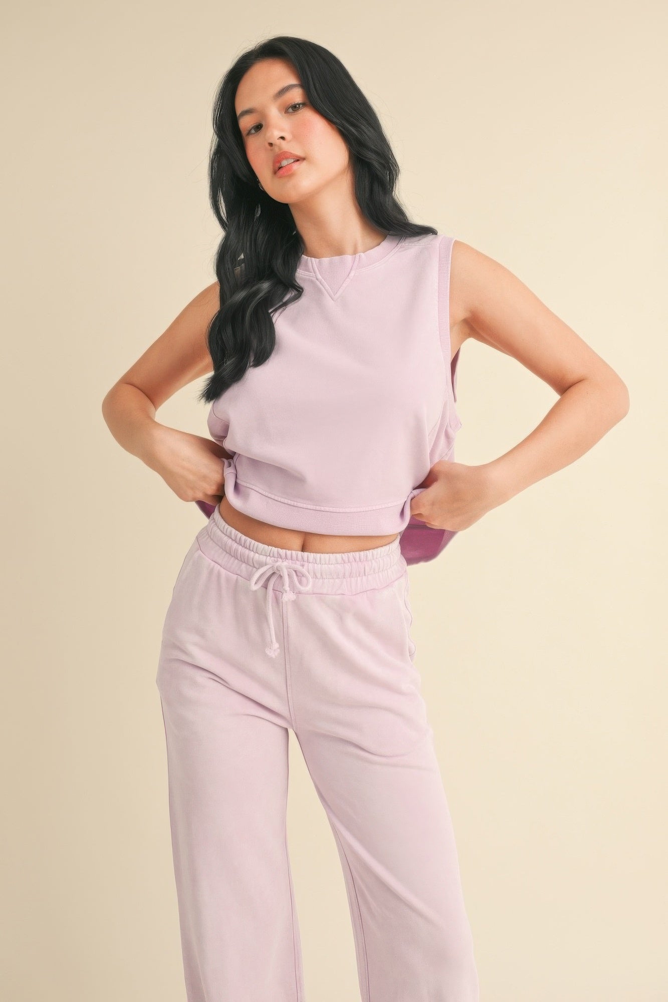 Mineral Wash Sleeveless Tank -