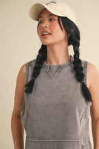 Mineral Wash Sleeveless Tank -