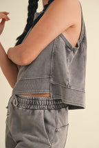 Mineral Wash Sleeveless Tank -