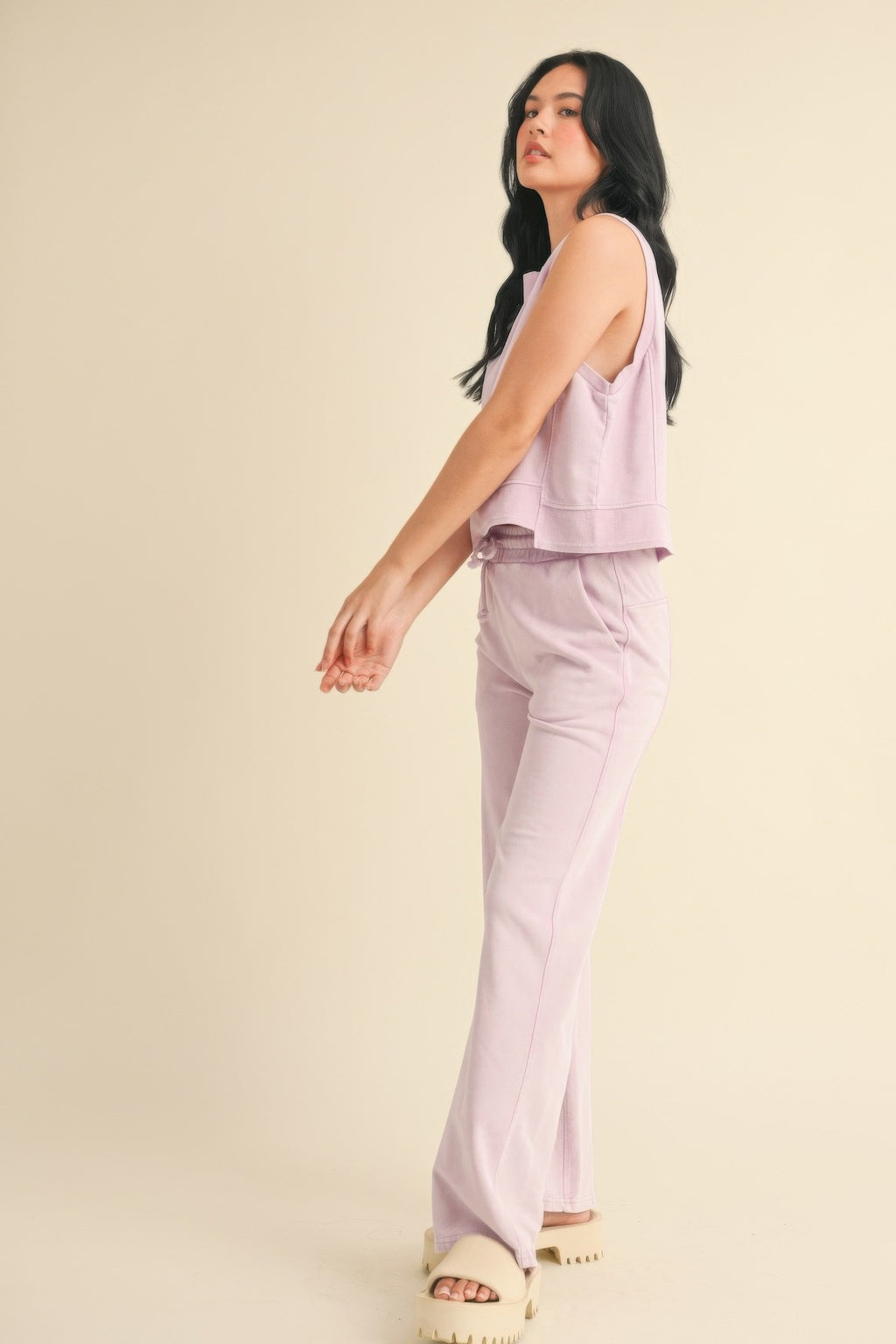 Mineral Wash Sleeveless Tank -