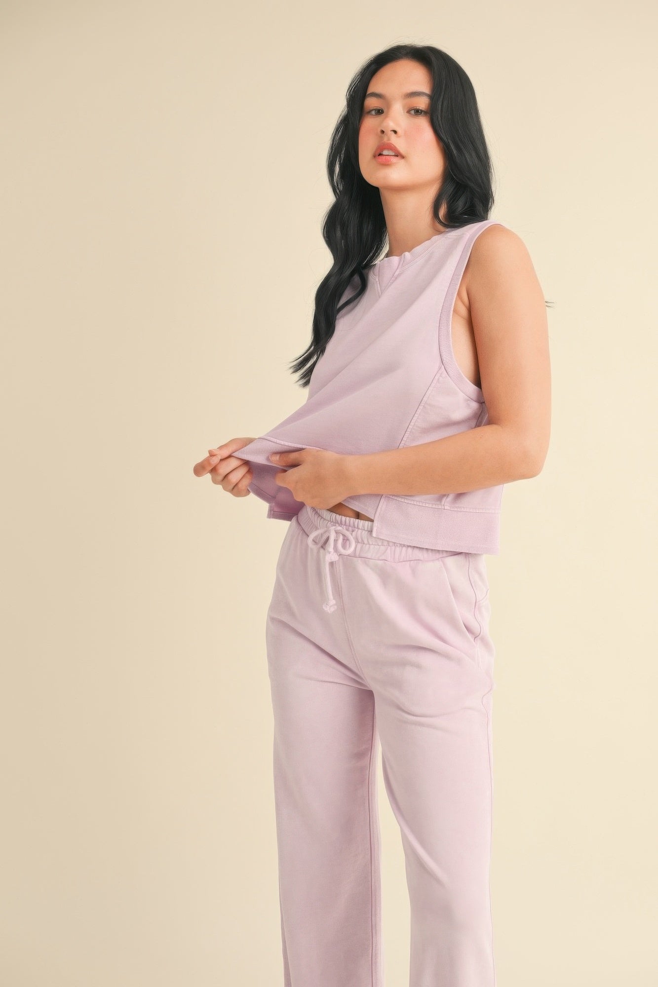 Mineral Wash Sleeveless Tank -