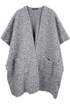 Oversized Open Front Kimono Cardigan -
