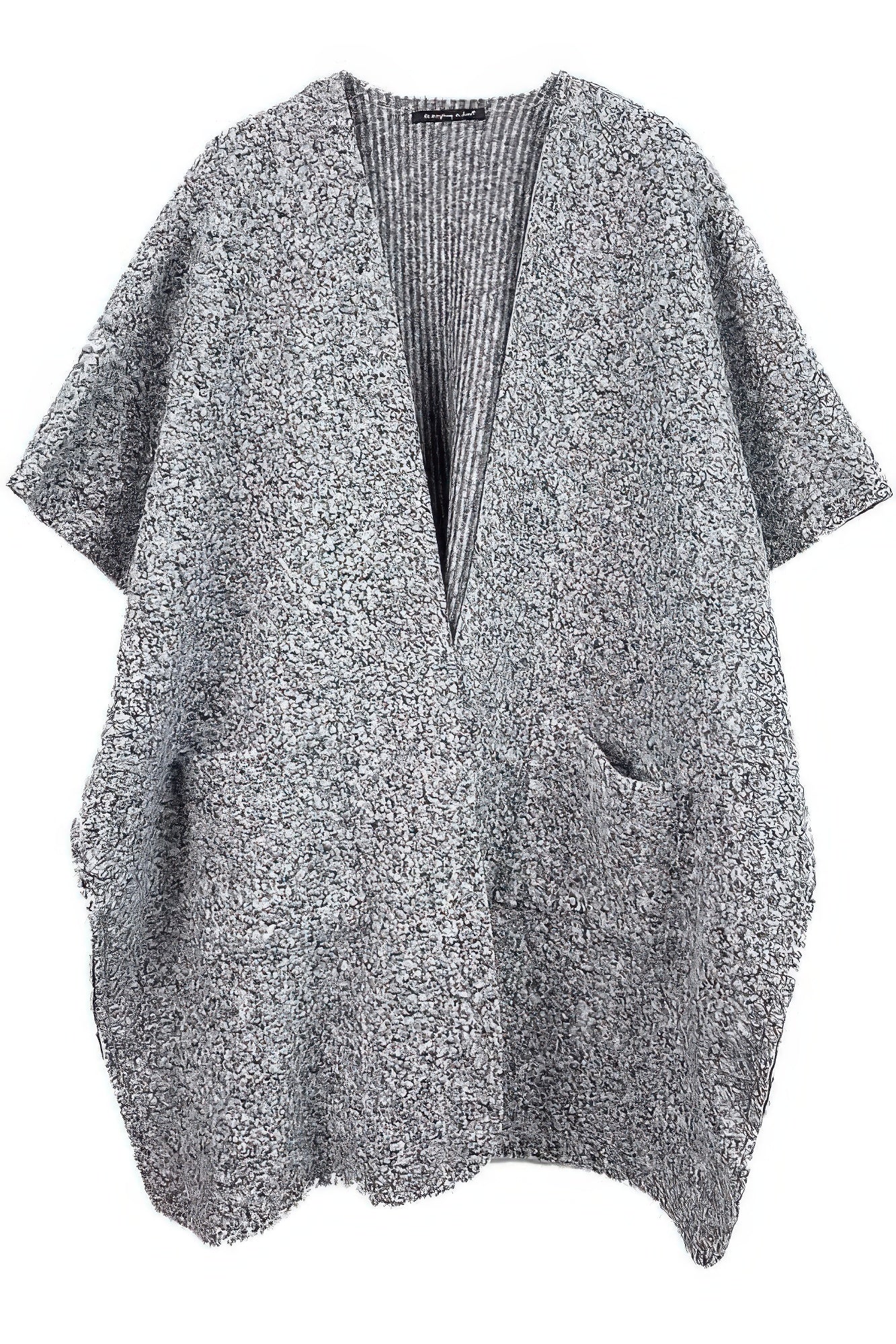 Oversized Open Front Kimono Cardigan -