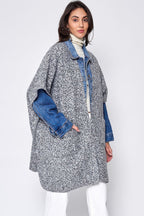 Oversized Open Front Kimono Cardigan -