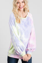 Tie-Dye Oversized Sweatshirt -