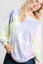 Tie-Dye Oversized Sweatshirt -
