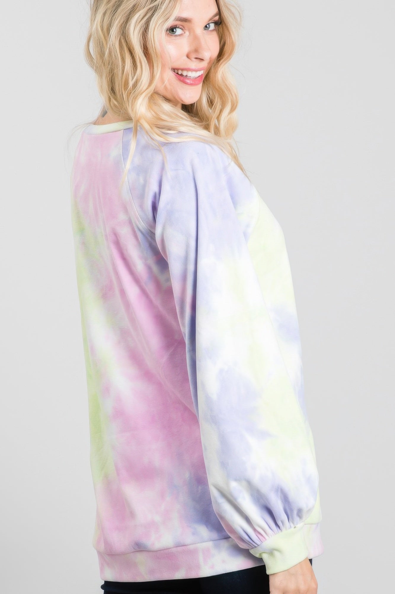 Tie-Dye Oversized Sweatshirt -